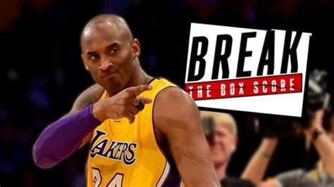 Break The Box Score: Kobe Bryant's 60.